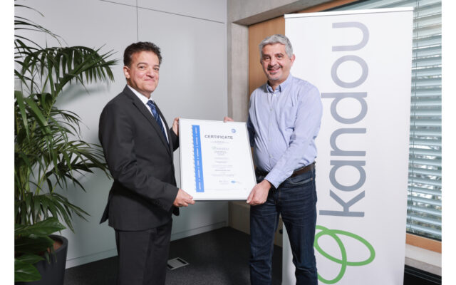 Kandou Receives ISO 9001 Certification